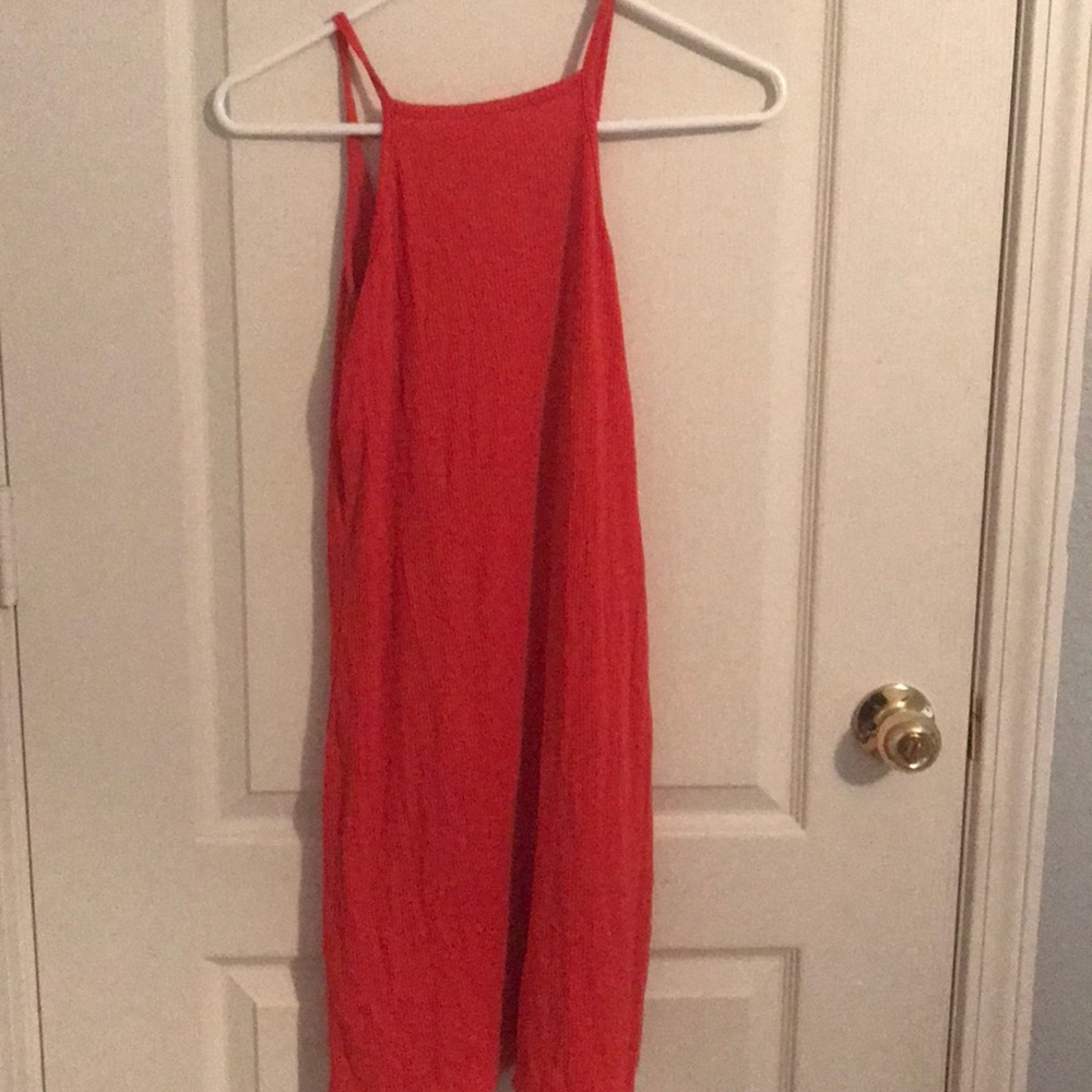 Orange summer dress